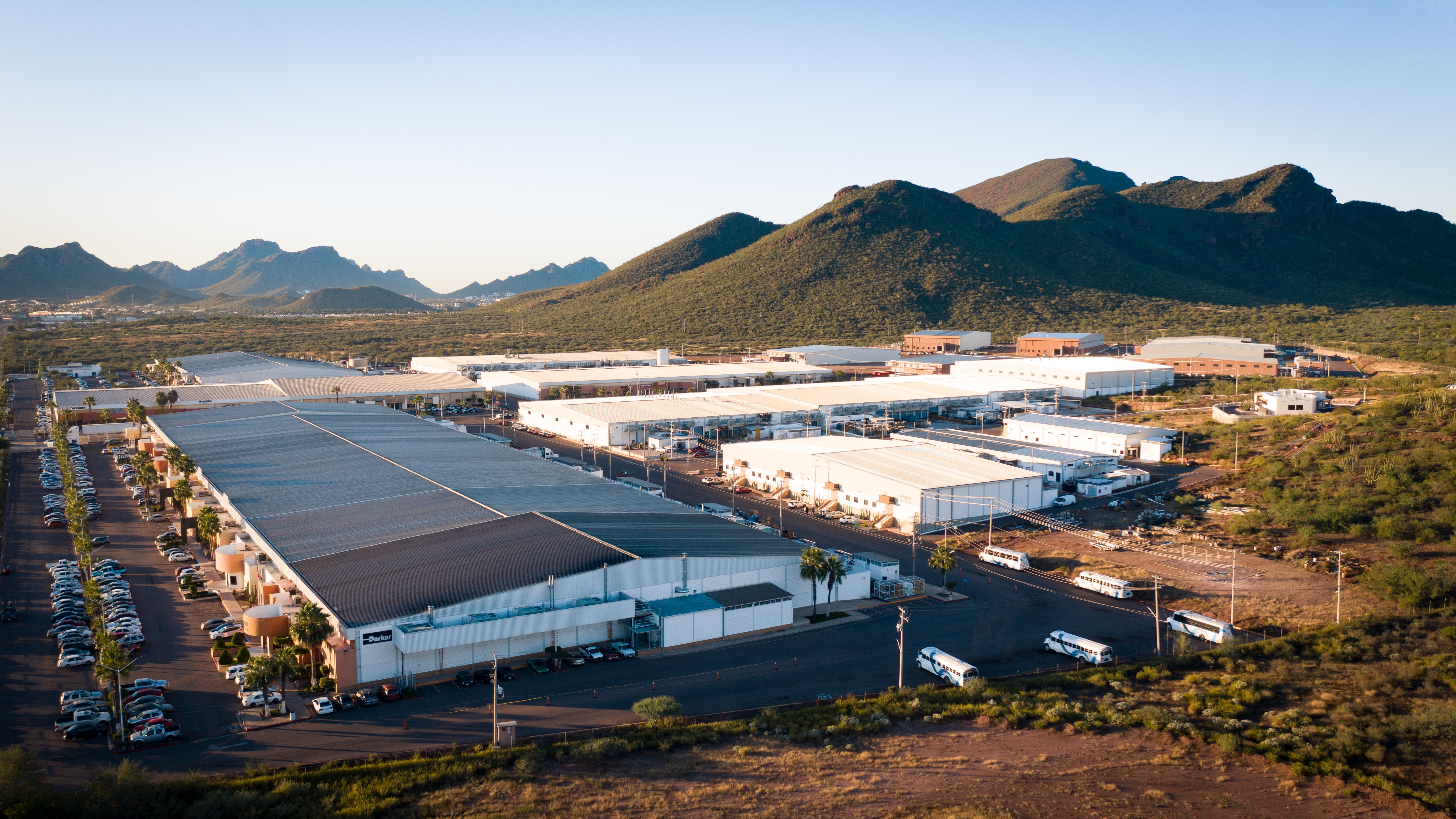 Roca Fuerte Industrial Park in Guaymas, Mexico where many maquiladoras are located