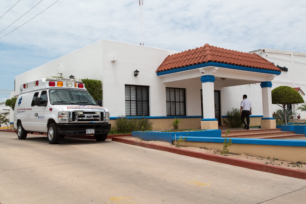 On-site medical center provided to employees in mexico as a retention benefit.