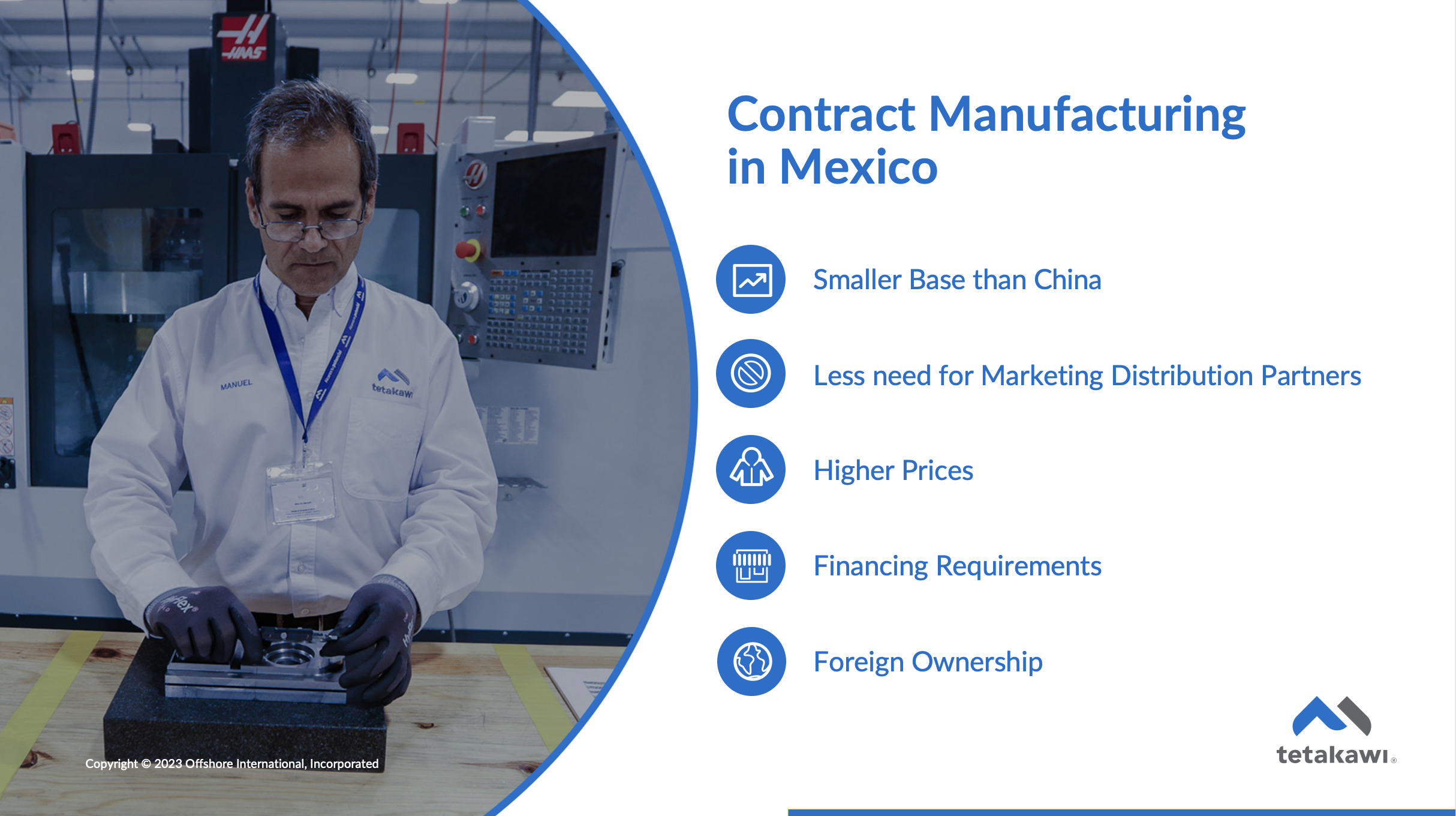 Pros and Cons of Contract Manufacturing as a way to manufacture in Mexico