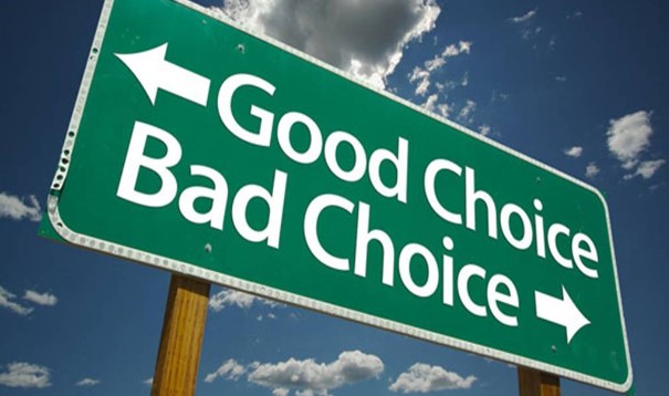 good choice bad choice signal