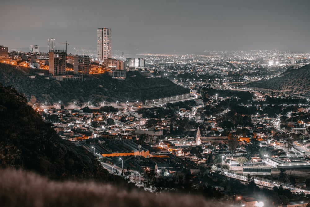 View of Industrial Area in Queretaro, Mexico 